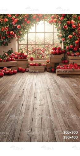 Tło fotograficzne Jabłka 3447